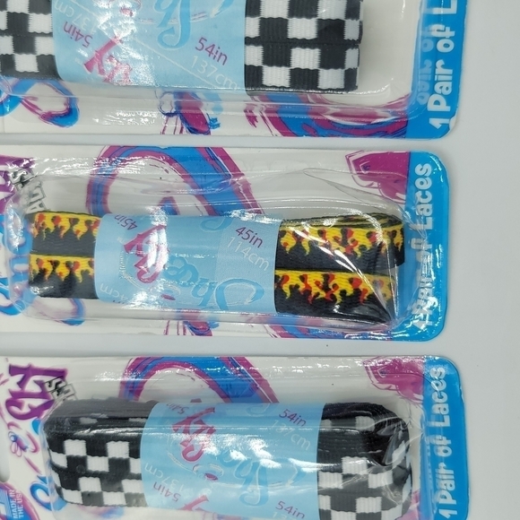 Shoefly Fashion Laces 3 Pairs New #717 - Picture 4 of 7